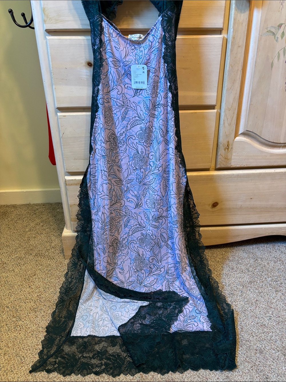 🆕Bnwt Free People Suddenly Fine Maxi Slip Dress - Picture 9 of 12